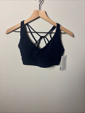 NWT Athleta Solace Bra A-C Navy Blue 531254